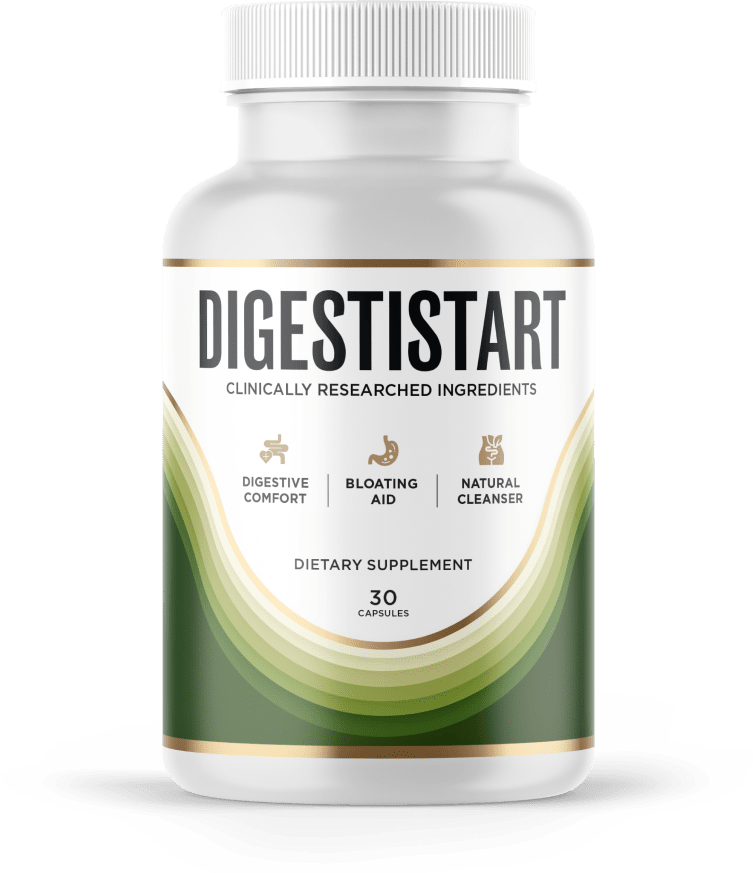 DigestiStart bottle and capsules