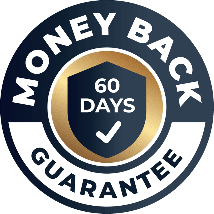60-day money back seal